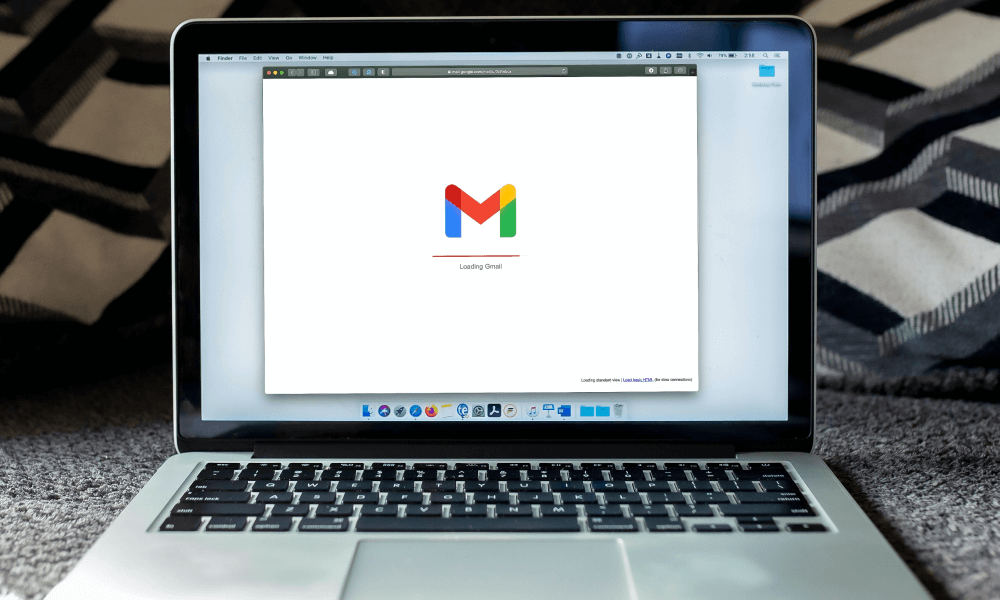 Gmail app loading
