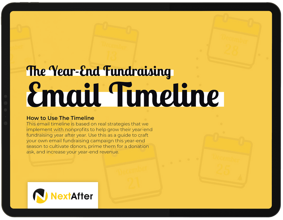 The year-end fundraising email timeline 