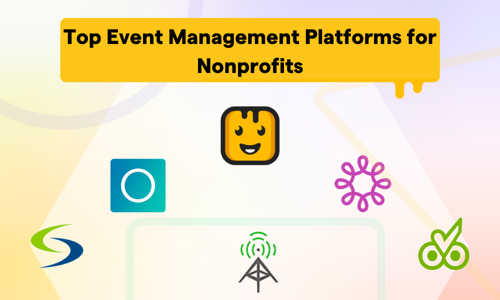 Top event management software for nonprofits logos
