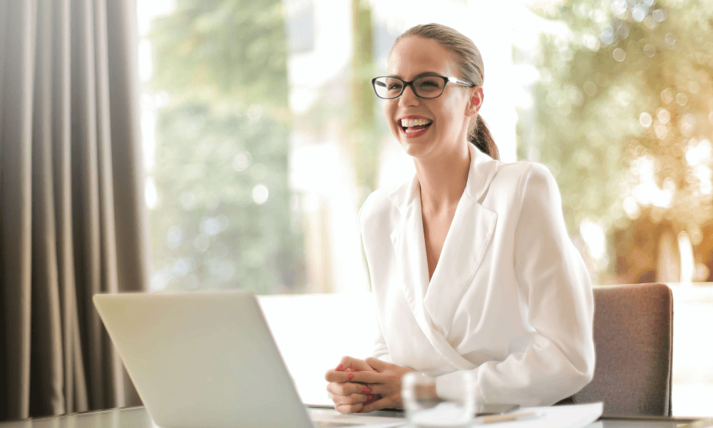 Smiling woman explaining what is donor-advised fund